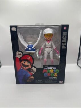Nintendo Peach Figure in White, Pink & Blue - Super Mario Bros. Movie